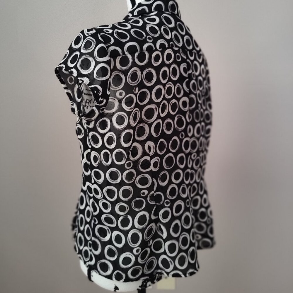 Studio by Liz Claiborne Button Front Blouse - Picture 2 of 5